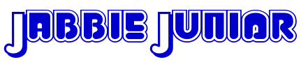 Jabbie Junior フォント